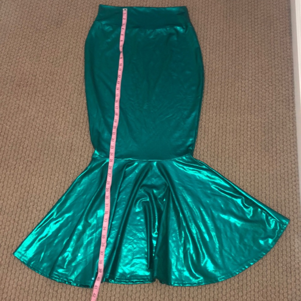 High waist mermaid costume skirt